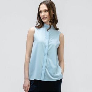 Ministry of Supply Light Blue Sleeveless Top